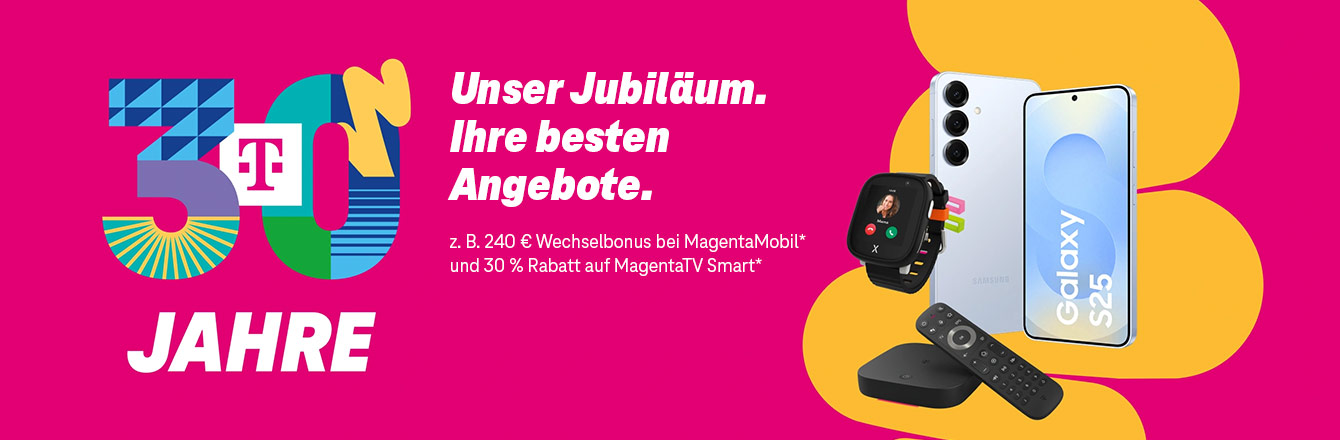30 Jahre Telekom: Aktionen zum Jubil�um