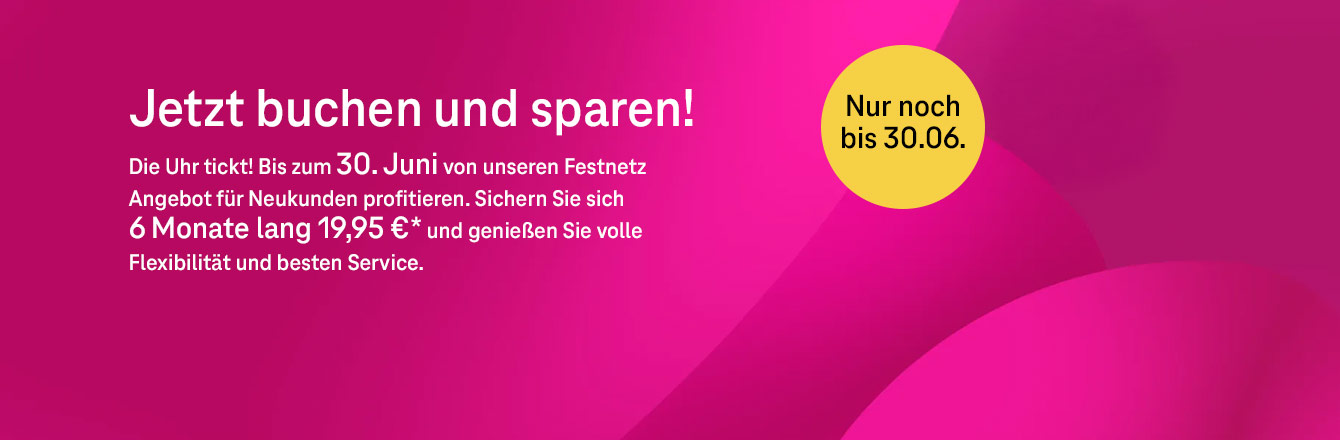 Nur bis 30.06.2025: Internet ab 19,95 �/Monat � bis zu 200 � Gesamtersparnis