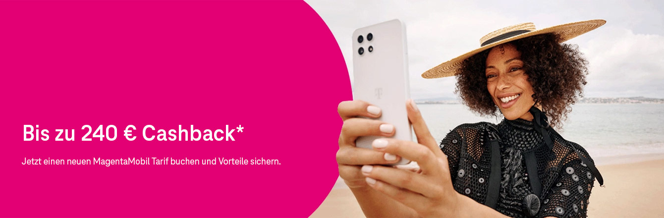 Die Aktion geht weiter - bis zu 240 � Cashback sichern! 
