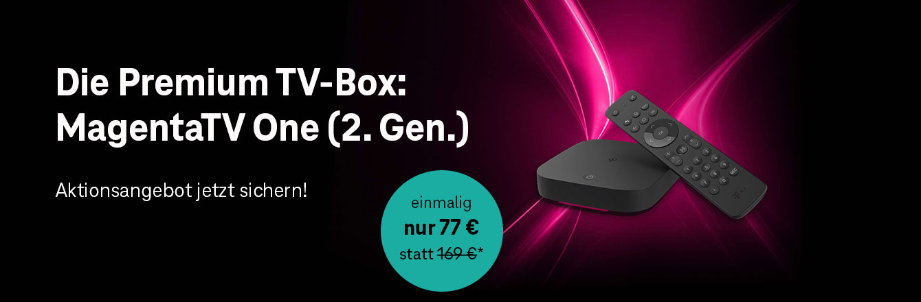 MagentaTV One Angebot: einmalig nur 77&nbsp;�