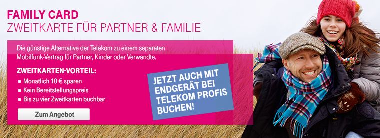 Zweitkarten: Jetzt auch direkt �ber Telekom Profis buchen