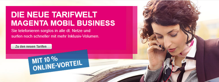 Neu: Mobilfunk-Tarife f�r Gesch�ftskunde
